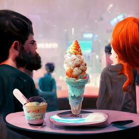 Markus borther and sister meeting in metaverse having ice cream f63b 4c64 9984