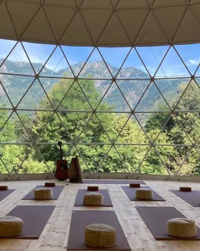 Geodesic dome, Bordei, Centovalli