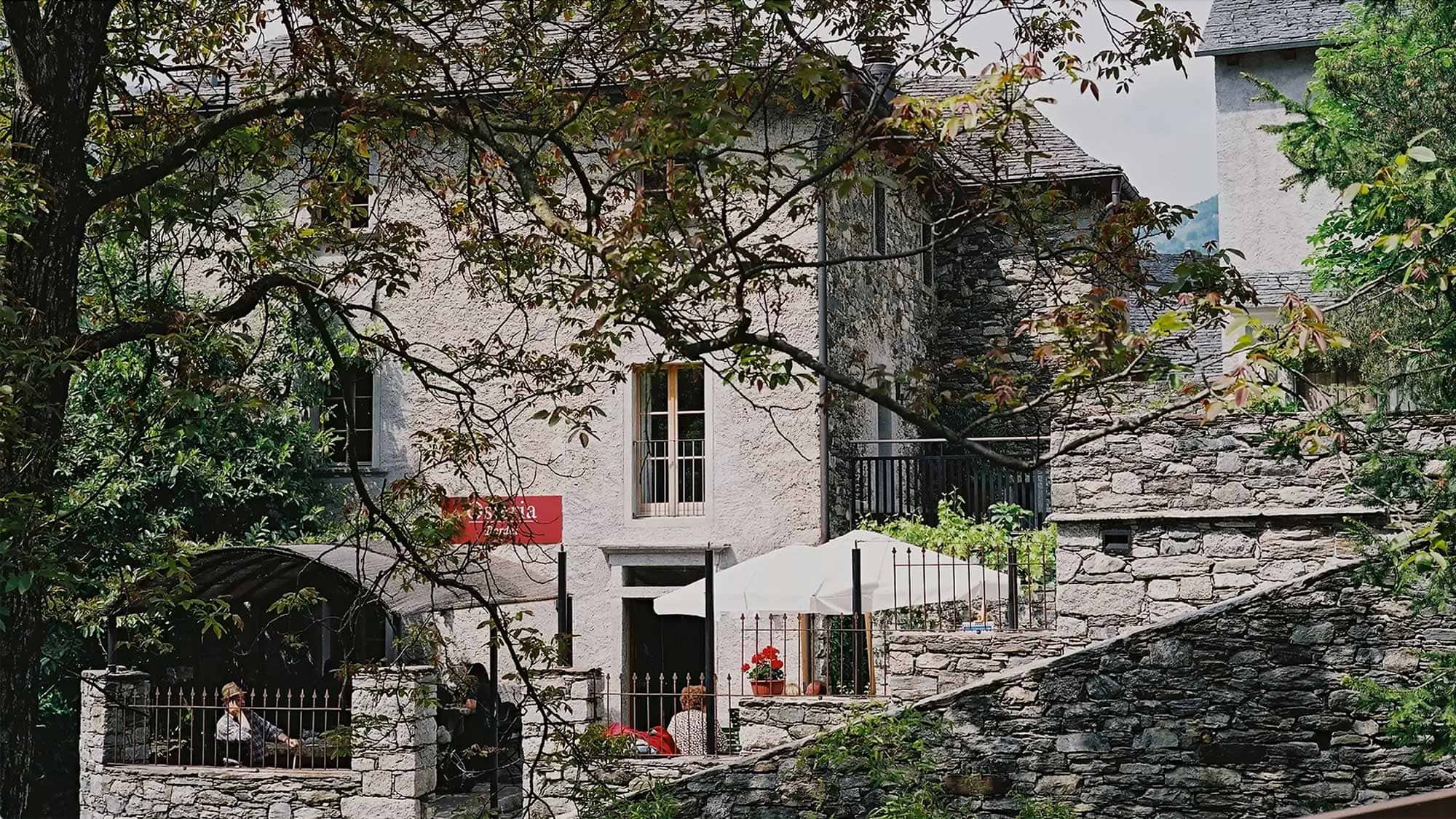 Osteria Giardino Bordei, sala da pranzo