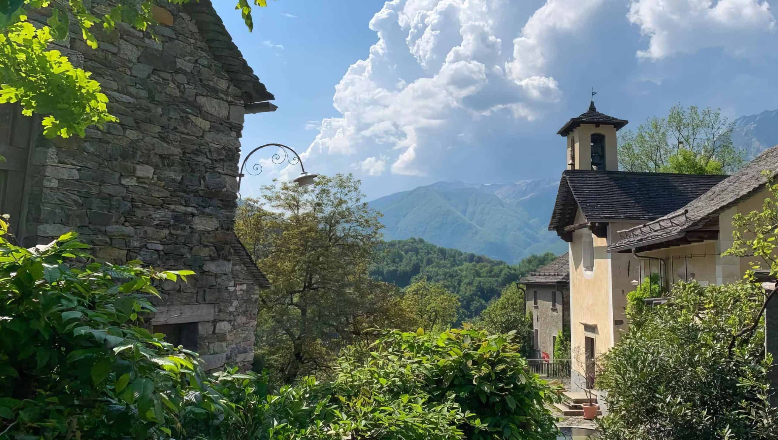 Ecovillaggio Bordei nelle Centovalli, sede del ritiro Volta Pagina