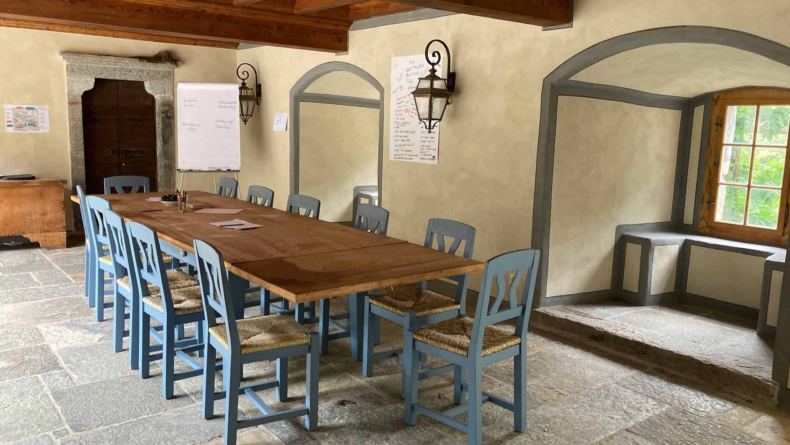 Tavolo di lavoro nella Bibliotheka di Bordei