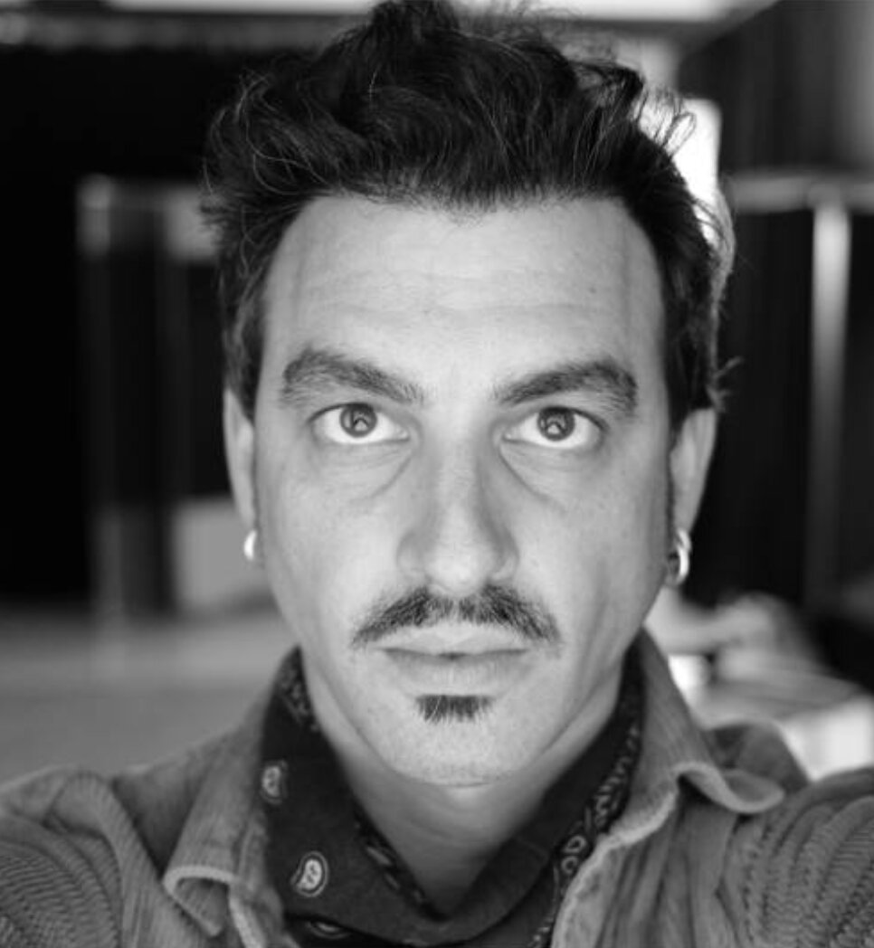 Patrick Botticchio, ritratto in bianco e nero