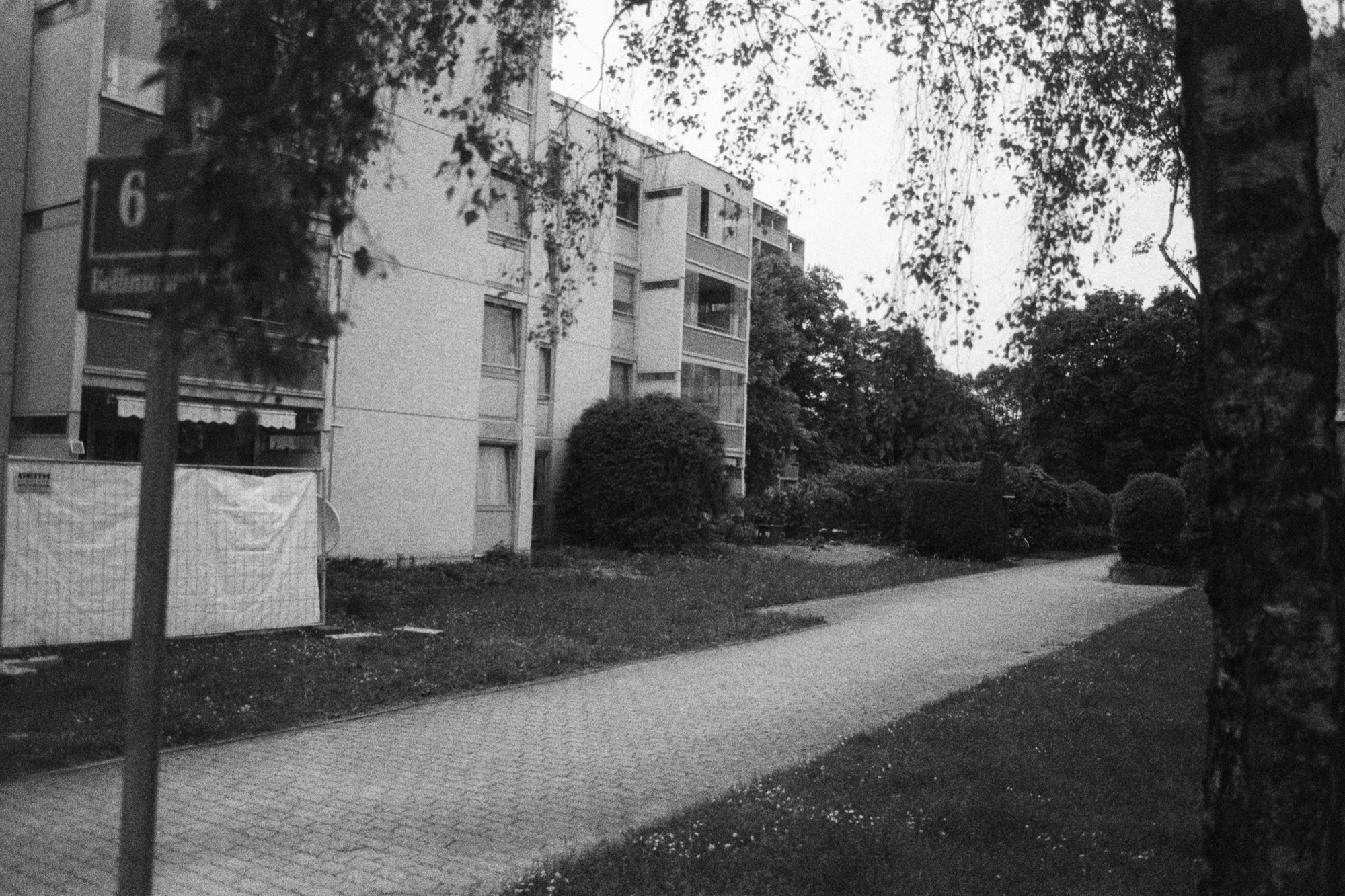 In der Kurve des Schlauches