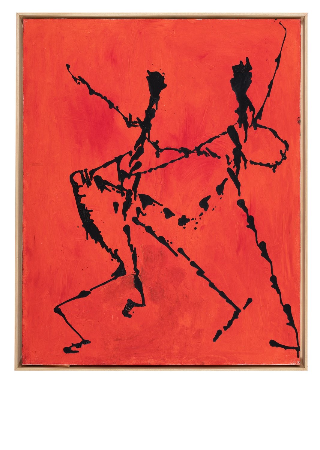 Christine Zohner, Totentanz 3 / IV, Öl auf Leinwand, 108 × 90 cm, 2009